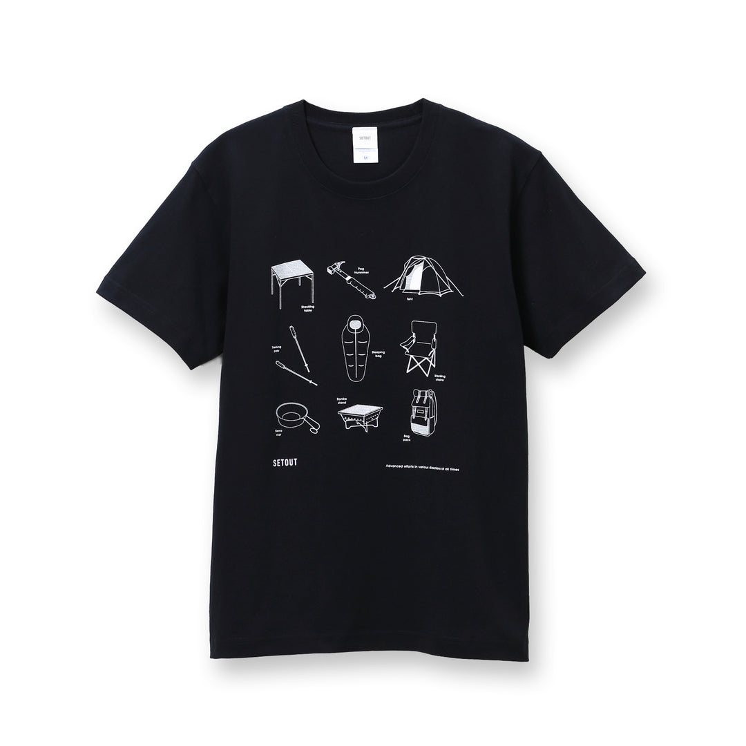 Camp Gear Graphic Heavy Ounce T-Shirt | SO22SR37