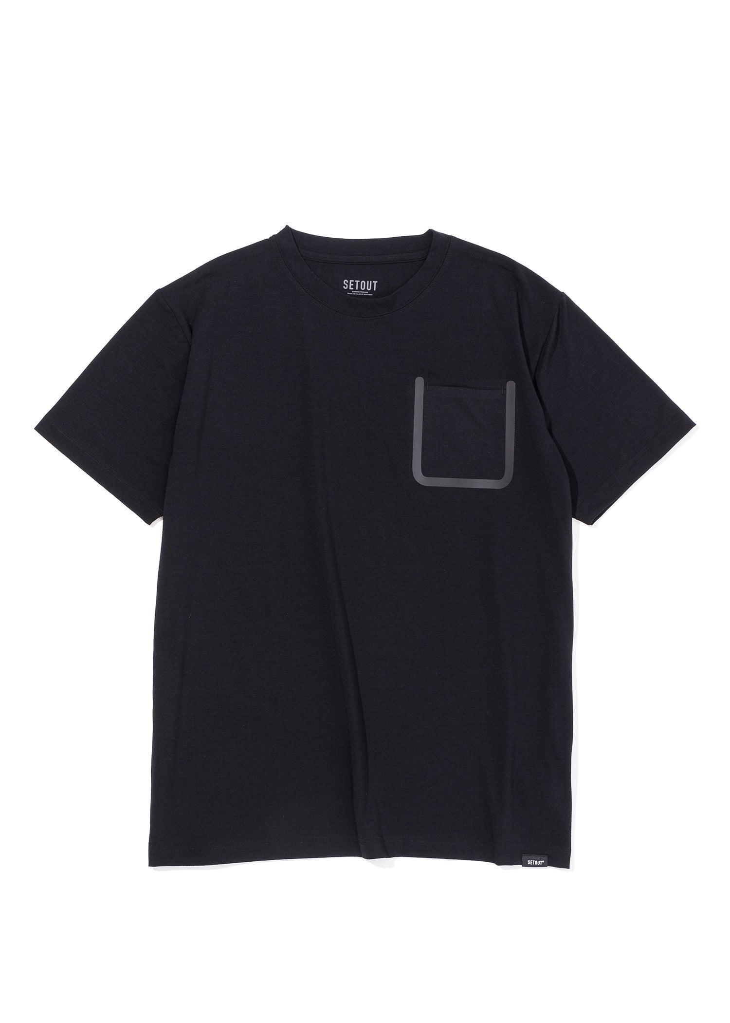 まとめ特価T shirt Ｌ　6set ※セロテープ部小穴あり アンチバクテリア 胸ポケSS T – SETOUT